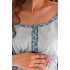 Комплект женский для беременных (халат,сорочка) мятный 1737 (5)