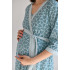 Комплект женский для беременных (халат,сорочка) мятный 1737 (5)