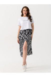 Костюм женский (футболка,юбка) белый