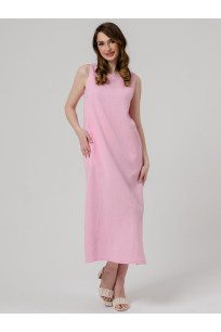 Женское платье муслин розовое