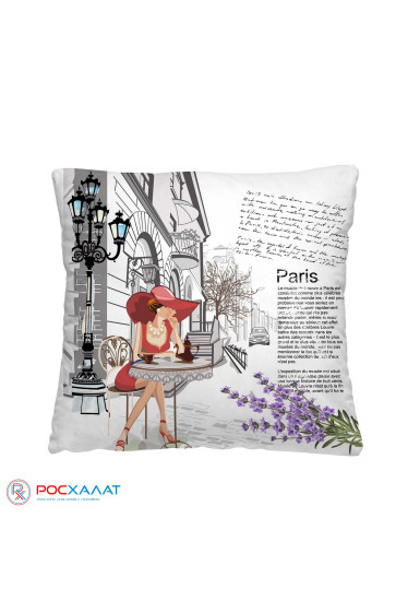 Декоративная подушка Кафе в Париже