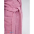 Детский махровый халат с капюшоном пудрово-розовый МЗ-04 (102)