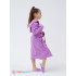 Детский махровый халат с капюшоном сиреневый МЗ-04 (10)