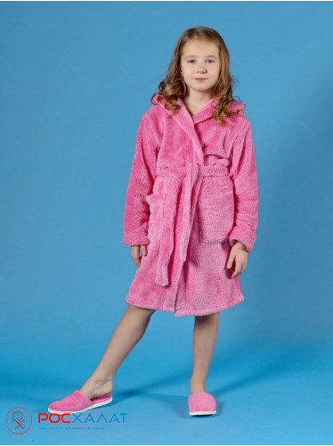 Детский халат с капюшоном из велсофта ВЗ-03 (3)