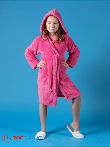 Детский халат с капюшоном из велсофта ВЗ-03 (6)