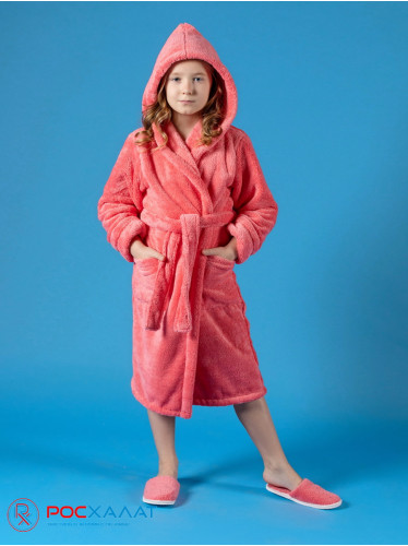 Детский халат с капюшоном из велсофта ВЗ-03 (10)