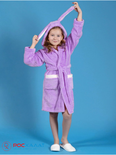 Детский халат из велсофта "Зайка" ВЗ-08 (8)