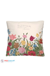 Декоративная подушка Цветочная клумба