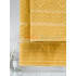Махровое полотенце жаккардовое Соната горчичный ПМА-6603 (308) 