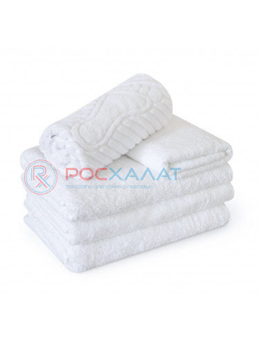 Махровое полотенце без бордюра ПТ-450