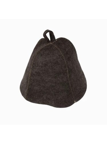 Серая банная шапка ИВ-02