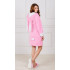 Женский халат из велсофта "Зайка" нежно-розовый&nbsp;ВЗ-09 (16)