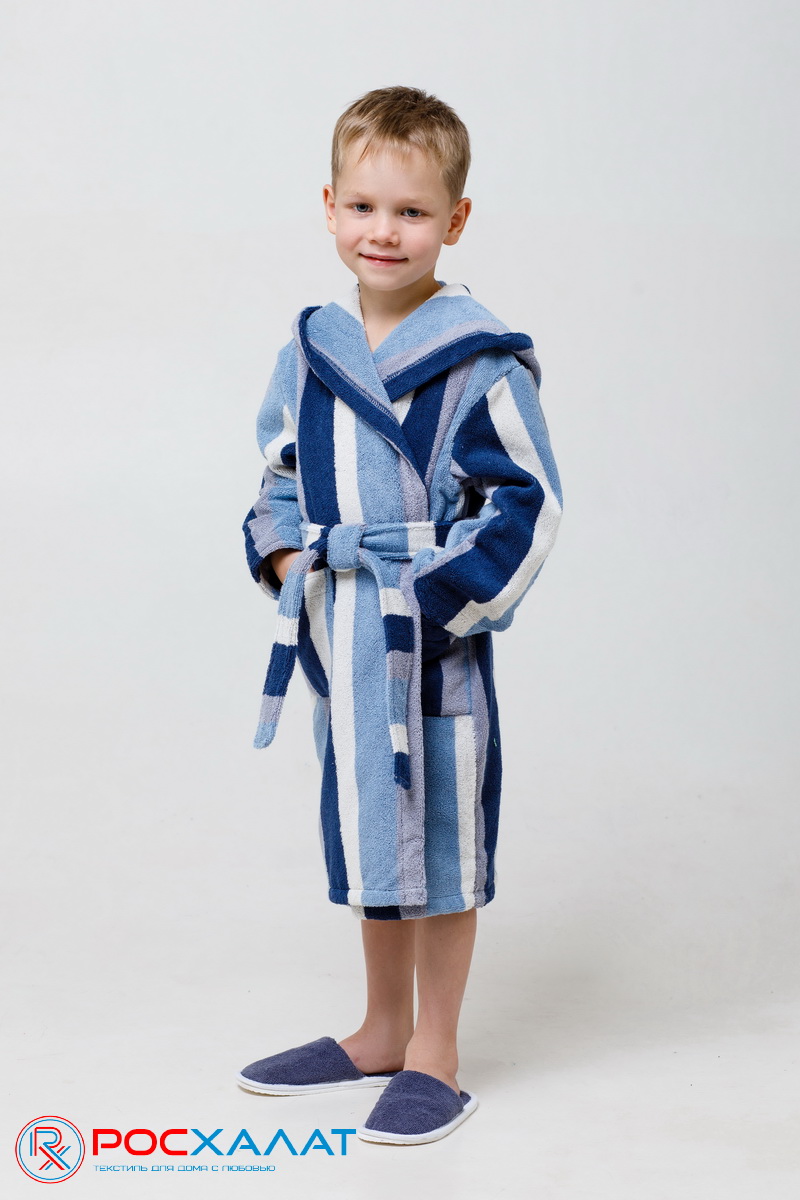 Купить детский махровый халат с капюшоном оптом и в розницу, цвет микс,  арт. МП-104 (1), доставка по всей России