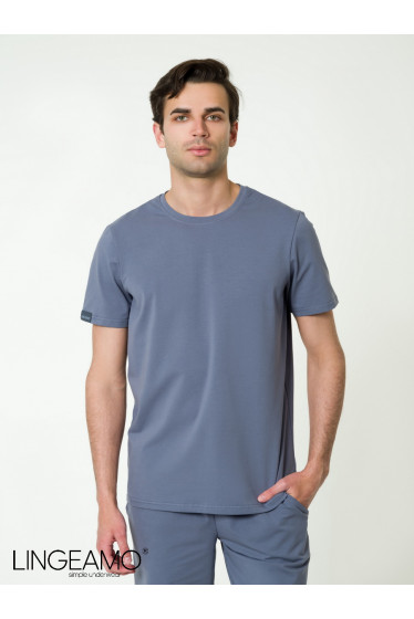 Трикотажная мужская футболка LINGEAMO серая