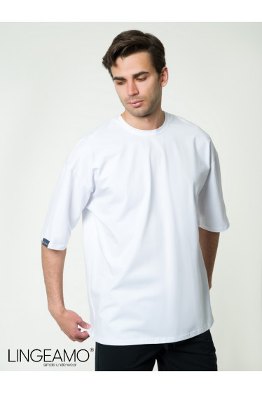 Трикотажная мужская футболка оверсайз Lingeamo