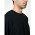 Трикотажная мужская футболка оверсайз черная ВФ-16 (7)