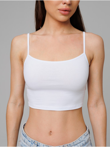 Женский топ на бретелях Lingeamo белый ЛТ-05 (1)
