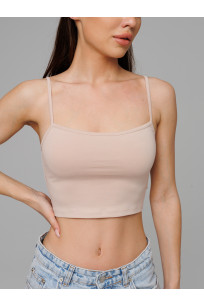Женский топ на бретелях Lingeamo бежевый