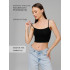 Женский топ на бретелях Lingeamo черный ЛТ-05 (7)
