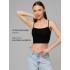 Женский топ на бретелях Lingeamo черный ЛТ-05 (7)