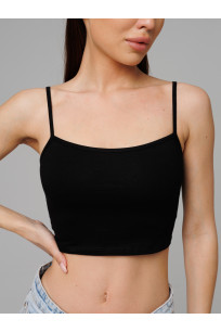 Женский топ на бретелях Lingeamo черный