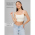 Женский топ на бретелях Lingeamo кремовый ЛТ-05 (131)