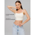 Женский топ на бретелях Lingeamo кремовый ЛТ-05 (131)