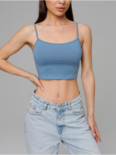 Женский топ на бретелях Lingeamo голубой ЛТ-05 (62)