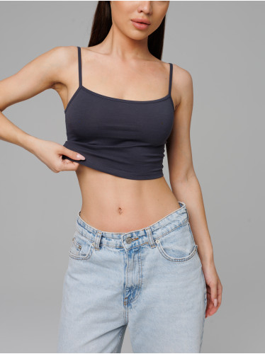 Женский топ на бретелях Lingeamo графит ЛТ-05 (33)