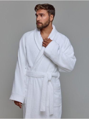 Махровый халат с рукавом покроя реглан унисекс однонитка МЗ-26 (1)