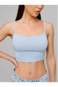 Женский топ на бретелях Lingeamo нежно-голубой