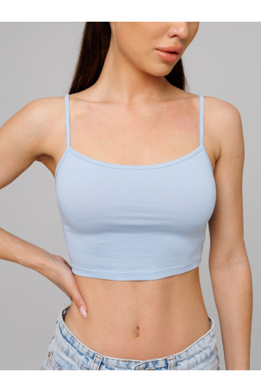 Женский топ на бретелях Lingeamo нежно-голубой
