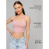 Женский топ на бретелях Lingeamo пудрово-розовый ЛТ-05 (102)