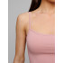 Женский топ на бретелях Lingeamo пудрово-розовый ЛТ-05 (102)