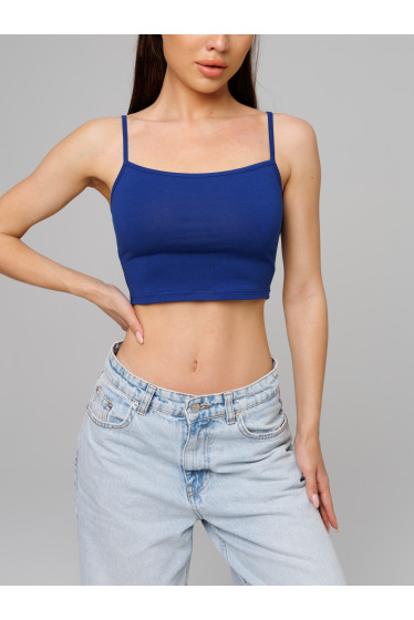 Женский топ на бретелях Lingeamo синий