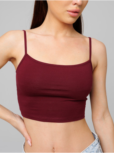 Женский топ на бретелях Lingeamo темно-бордовый ЛТ-05 (28)