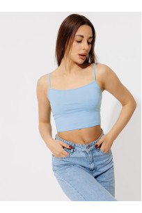 Женский топ на бретелях Lingeamo нежно-голубой