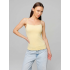 Женская майка на бретелях Lingeamo лимонно-кремовый&nbsp;ЛТ-07 (131)