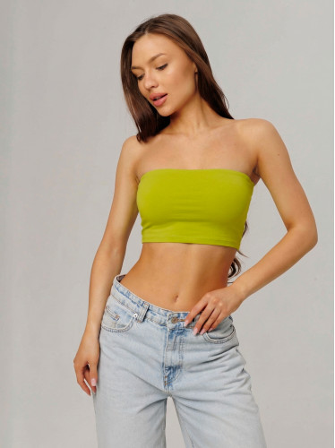 Женский топ-бандо Lingeamo фисташковый&nbsp;ЛТ-10 (34)