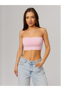 Женский топ-бандо Lingeamo светло-розовый