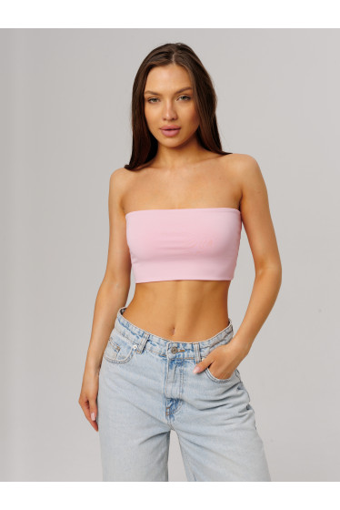 Женский топ-бандо Lingeamo светло-розовый