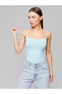 Женская майка на бретелях Lingeamo морская волна