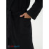 Мужской махровый халат с шалькой черный МЗ-03 (100)