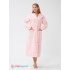 Женский халат с капюшоном розовый МЗ-06 (7)