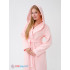 Женский халат с капюшоном розовый МЗ-06 (7)