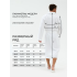 Мужской махровый халат с шалькой белый &nbsp;МЗ-03 (1) 