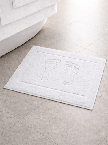 Махровое полотенце Ножки пл.650 белый&nbsp;ПУ-650