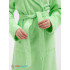 Подростковый махровый халат с капюшоном салатовый МЗ-18 (48)
