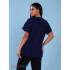 Женская футболка с принтом темно-синяя КФ-01 (2)