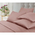 Комплект постельного белья Страйп-сатин Verossa нежно-розовый КПБ-НС-20